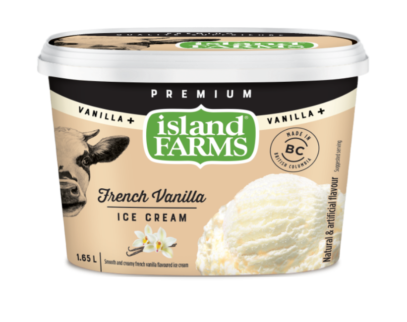 Vanilla Plus French Vanilla Ice Cream Island Farms